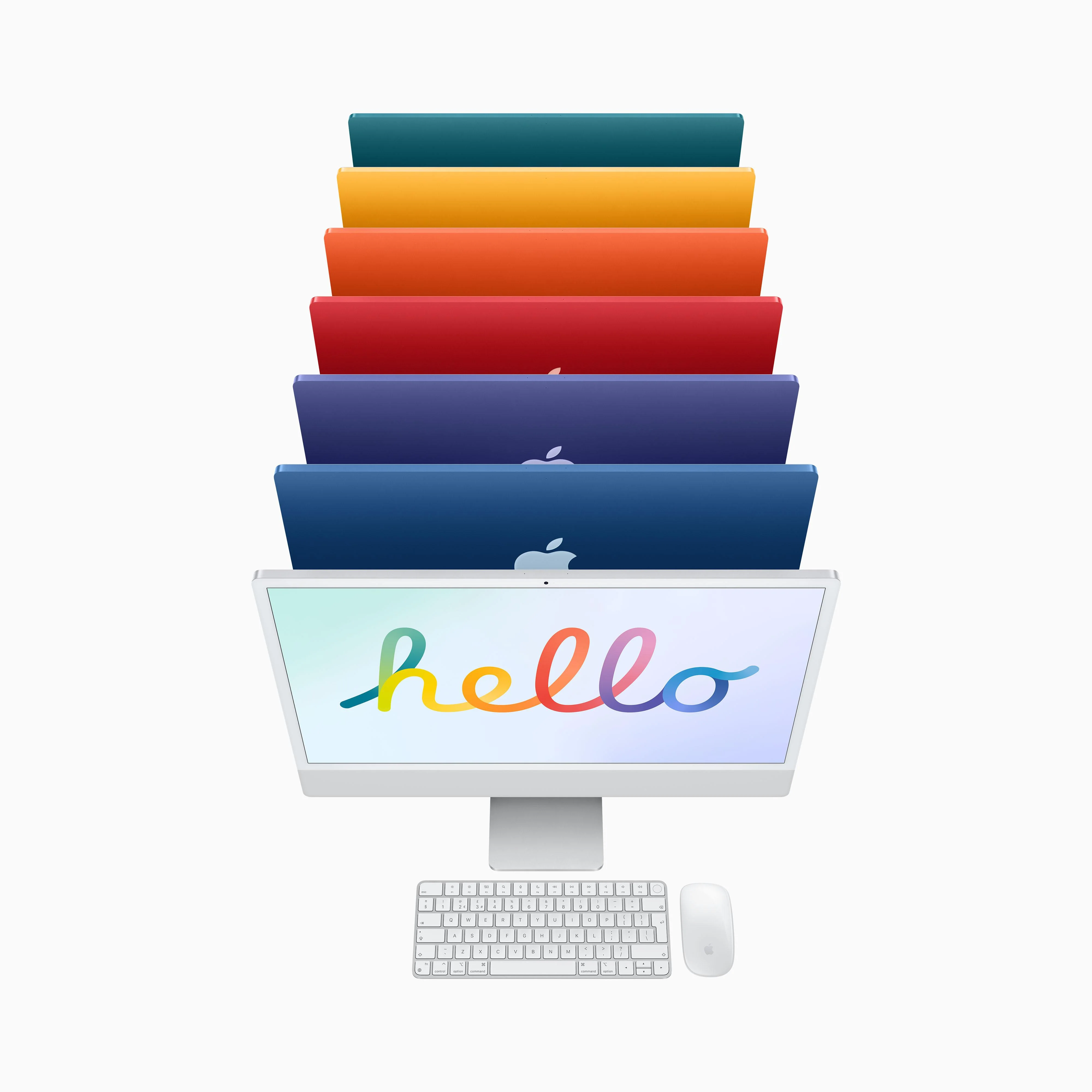 iMac con pantalla Retina 4,5K de 24 pulgadas: Chip M1 de Apple con CPU de ocho núcleos y GPU de ocho núcleos, 512 GB SSD - Azul - Image 8