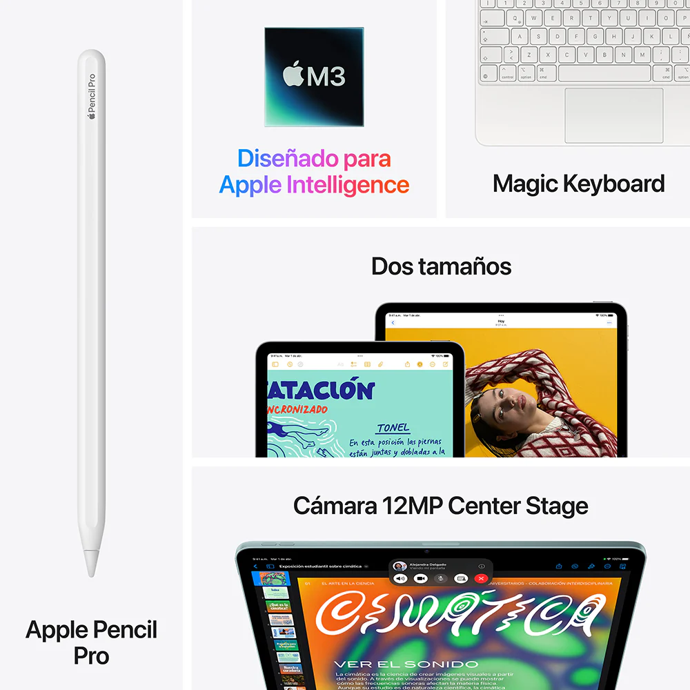 iPad Air de 11 pulgadas Wi-Fi 1 TB - Gris espacial (M3) - Image 9
