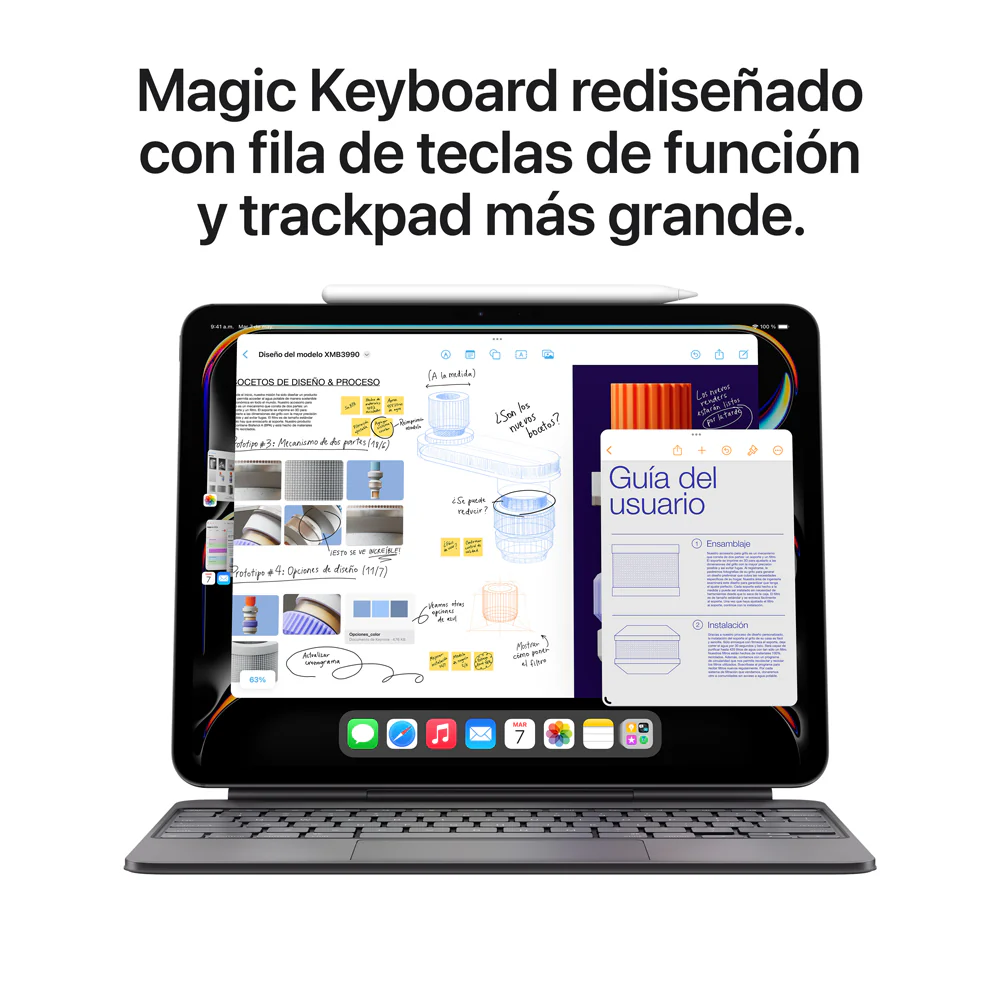 iPad Pro de 11 pulgadas Wi-Fi 256 GB Vidrio estándar - Plata (M4) - Image 8
