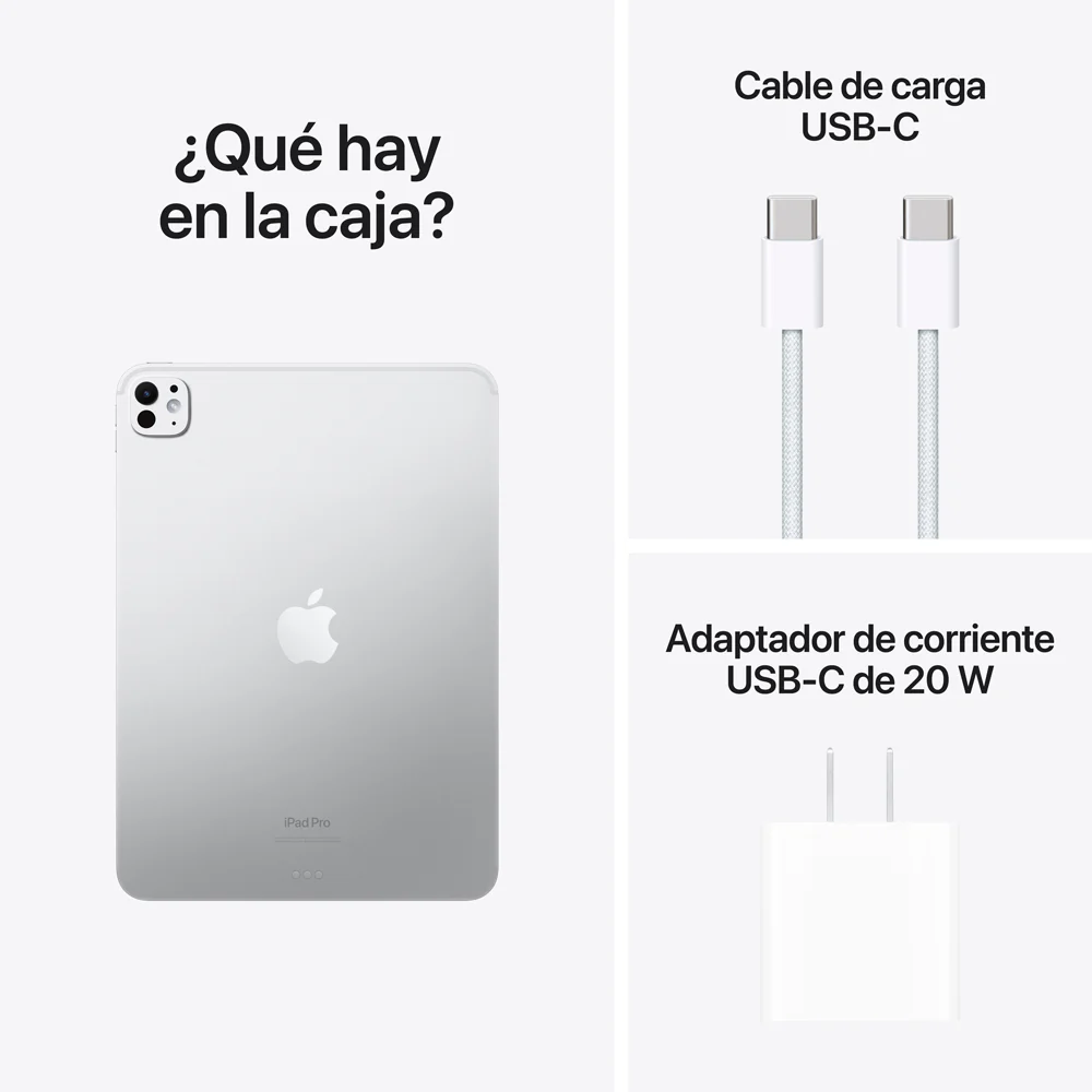 iPad Pro de 11 pulgadas Wi-Fi 1 TB Vidrio estándar - Plata (M4) - Image 10