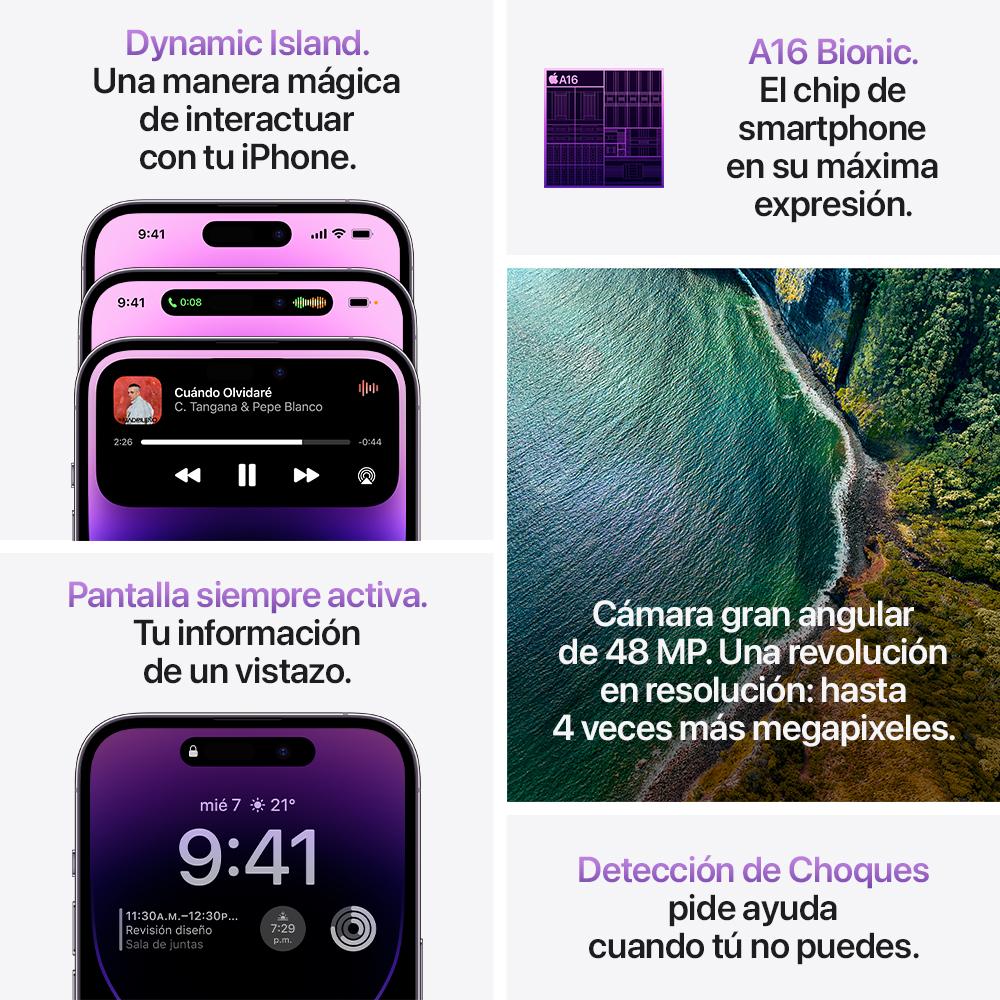 iPhone 14 Pro 128 GB Morado oscuro - Image 8
