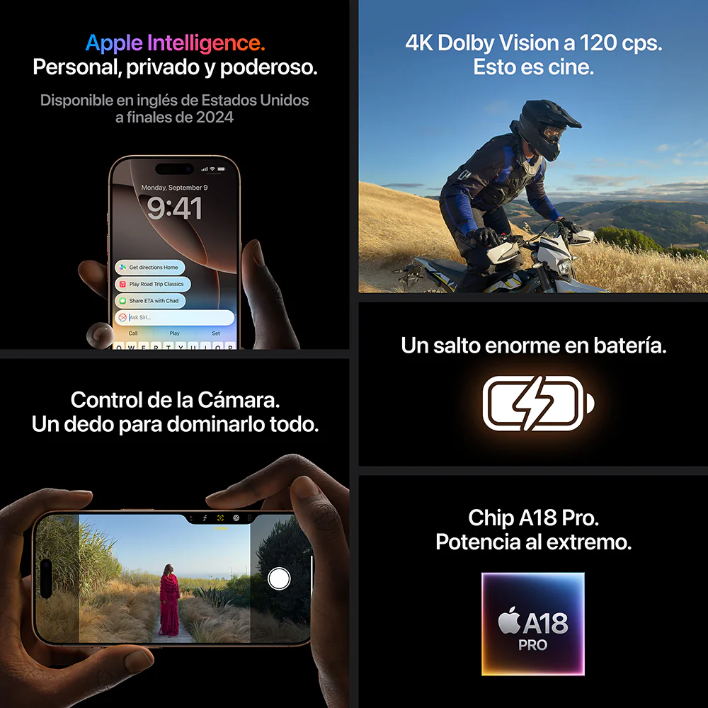 iPhone 16 Pro 512 GB Titanio negro - Image 8