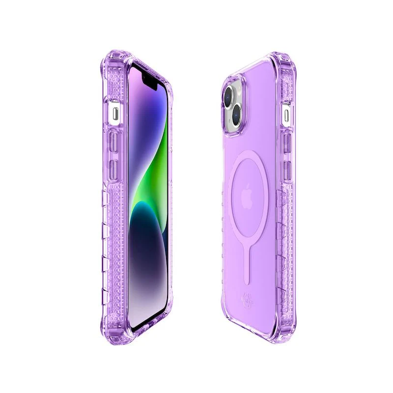 Case ITSKINS SUPREME MAGCLEAR Para iPhone 14 Plus - Morado - Image 5