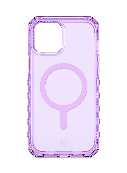 Case ITSKINS SUPREME MAGCLEAR Para iPhone 13 - Purpura