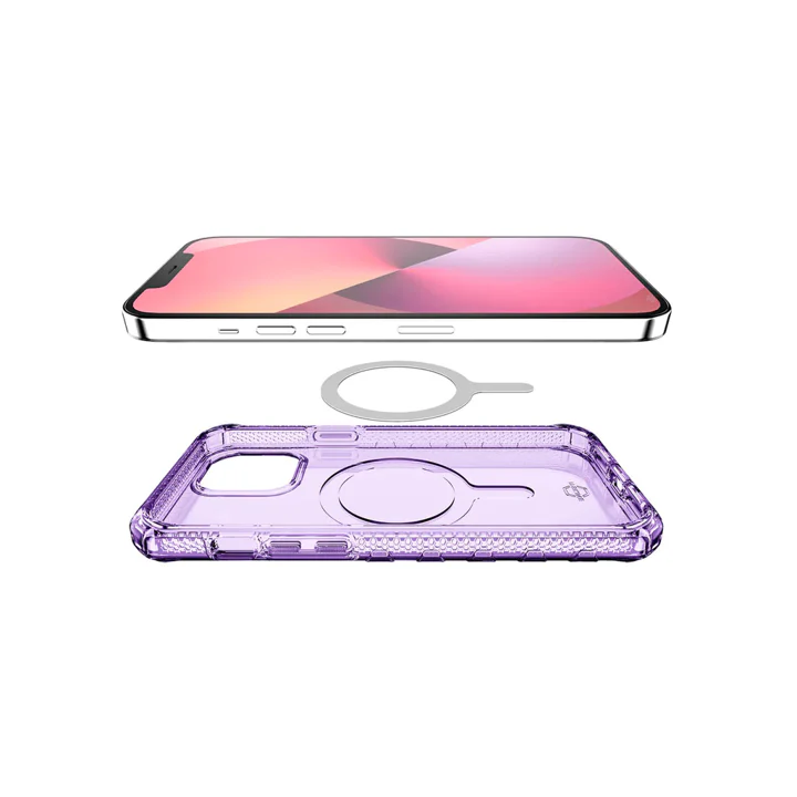 Case ITSKINS SUPREME MAGCLEAR Para iPhone 13 - Purpura - Image 2