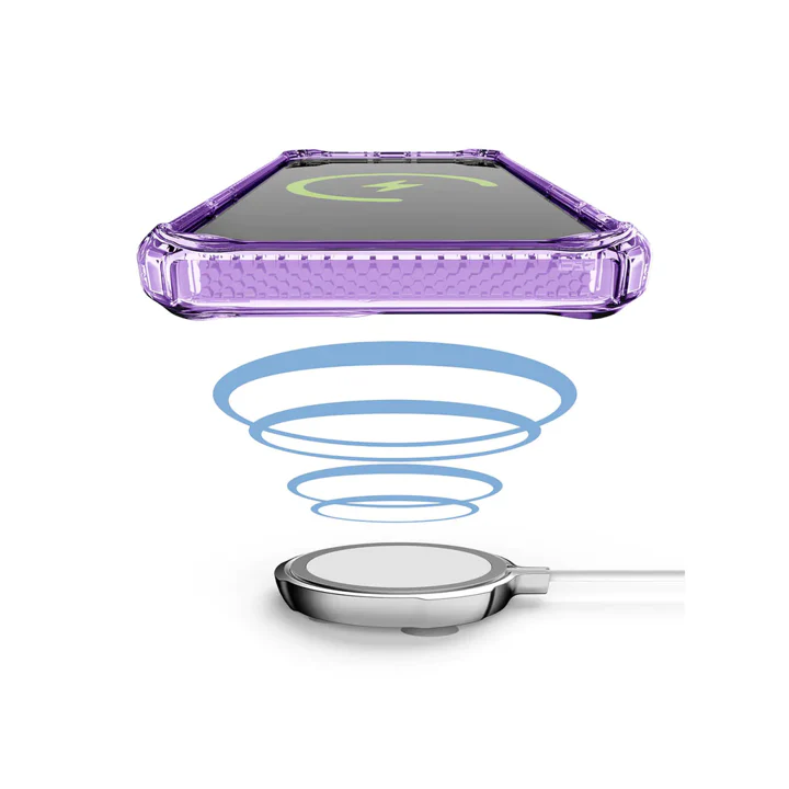 Case ITSKINS SUPREME MAGCLEAR Para iPhone 13 - Purpura - Image 4