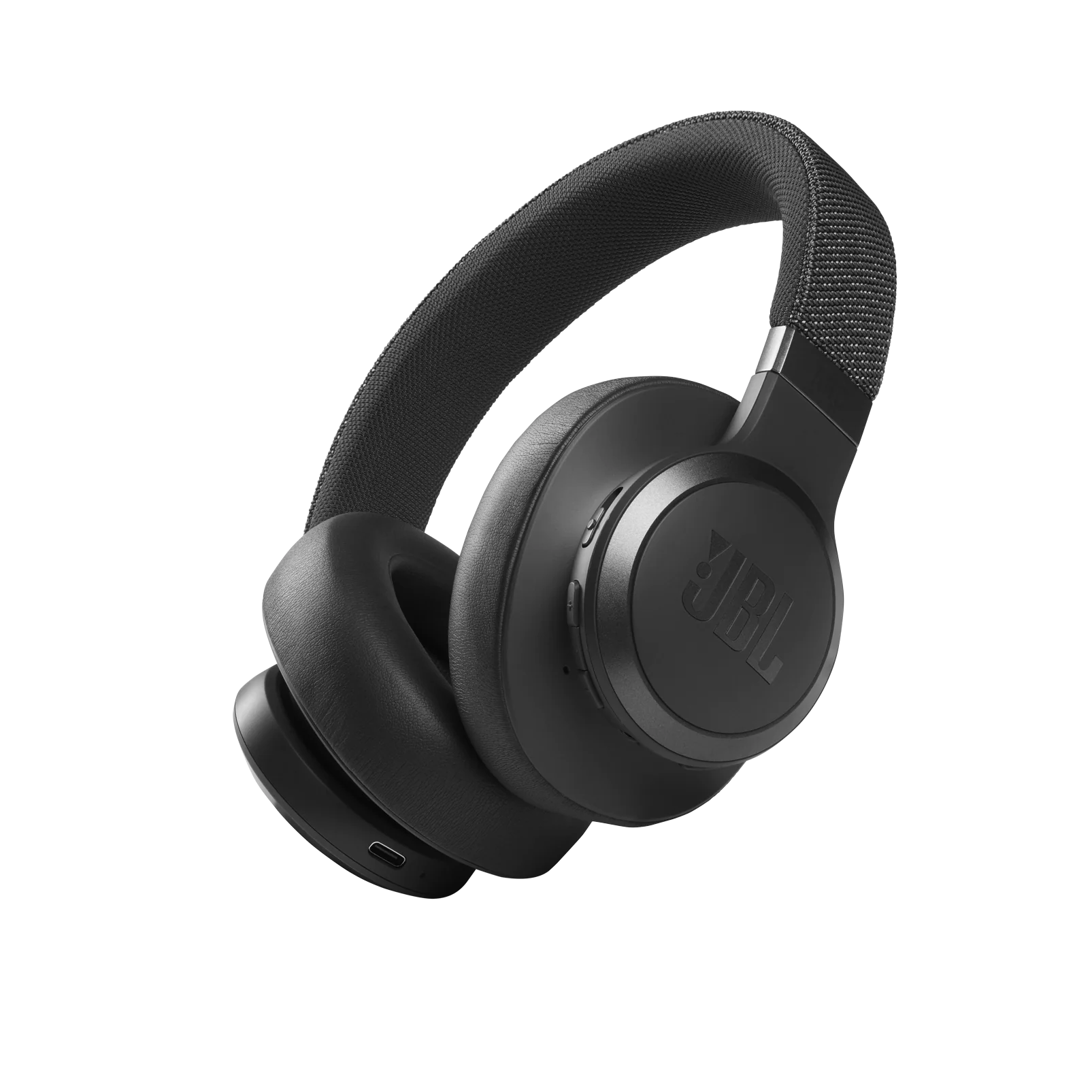 jbl live 660nc headphones over-ear bt noise cancelling black