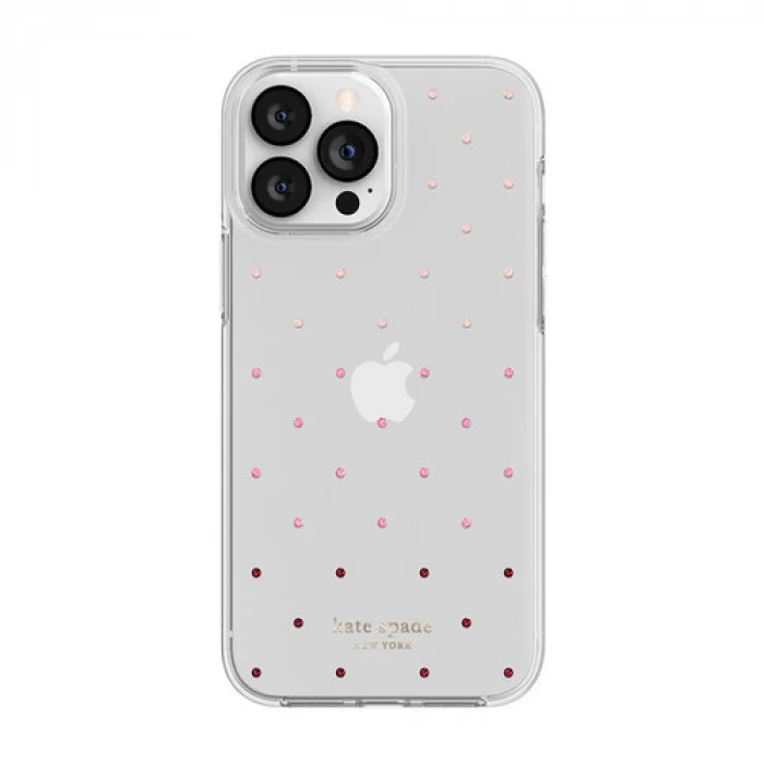 Case Kate Spade NY para iPhone 13 Pro Max- Transparente/Rosa - Image 3