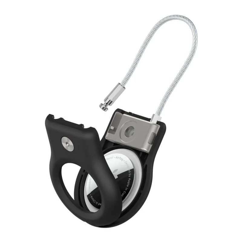 Llavero Premium Belkin Guaya De Seguridad Para AirTag - Negro - Image 2