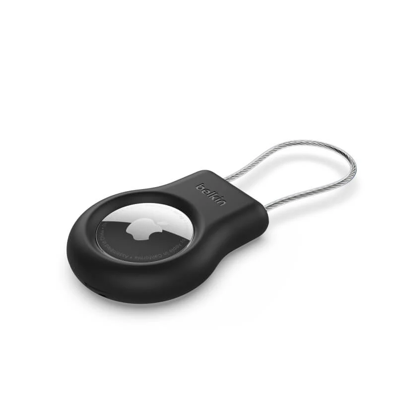 Llavero Premium Belkin Guaya De Seguridad Para AirTag - Negro - Image 3