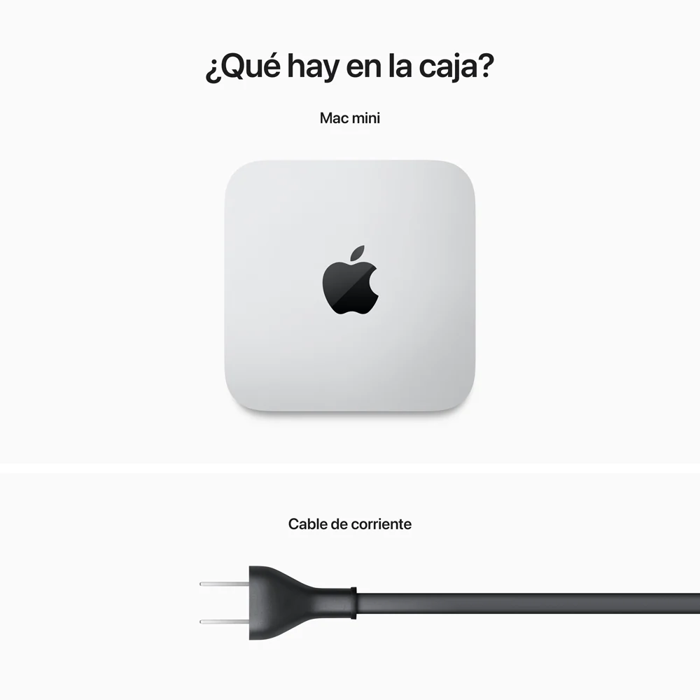 Mac mini: Chip M2 de Apple con CPU de ocho núcleos y GPU de diez núcleos, 512 GB SSD - Plata - Image 7