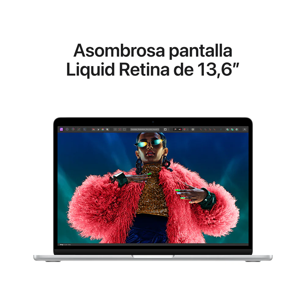 MacBook Air de 13 pulgadas: Chip M3 de Apple con CPU de 8 núcleos y GPU de 10 núcleos, 512 GB SSD - Plata - Image 5