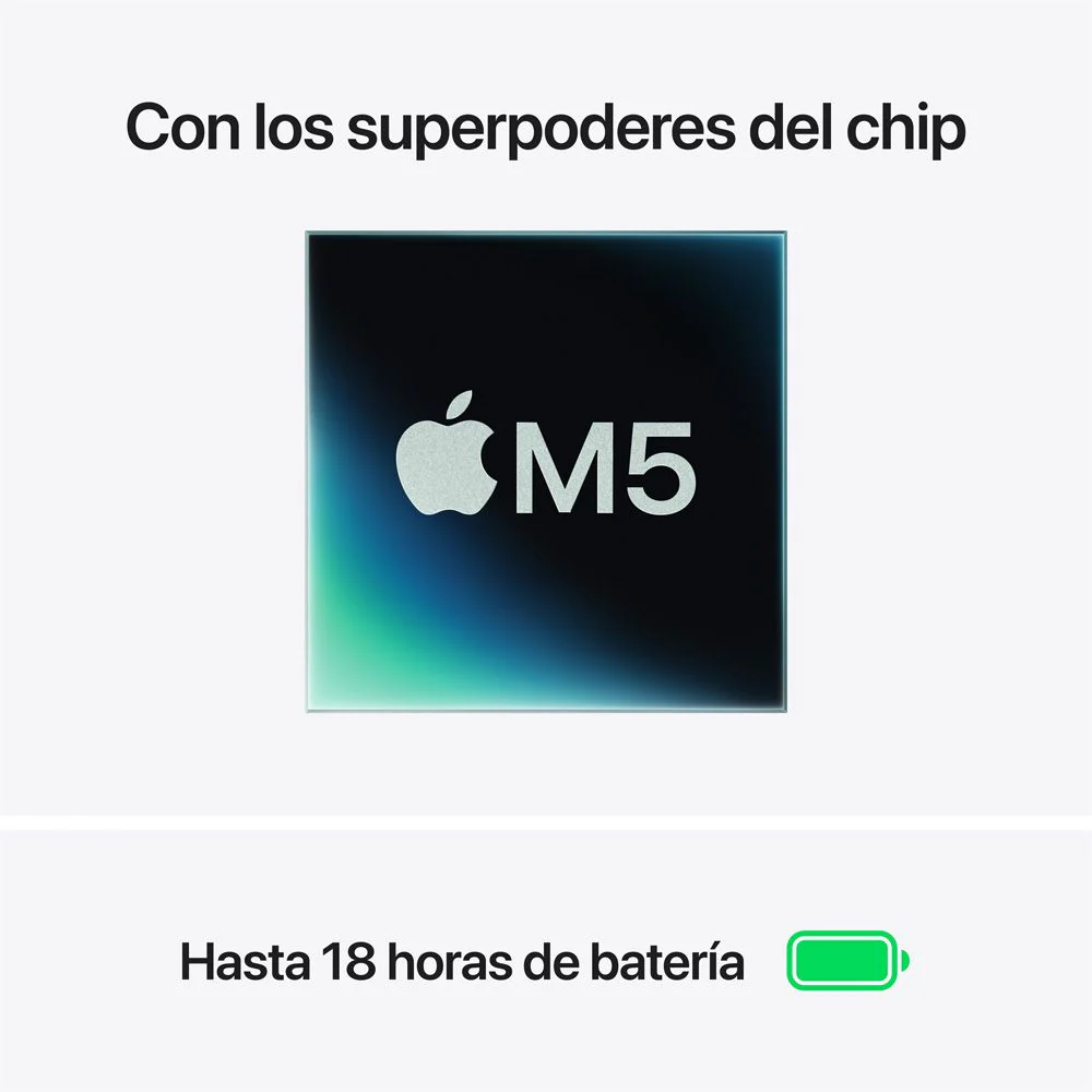MacBook Air de 15 pulgadas: Chip M5 de Apple con CPU de 10 núcleos y GPU de 10 núcleos, 1 TB SSD - Blanco estrella - Image 4