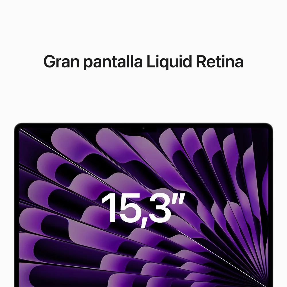 MacBook Air de 15 pulgadas: Chip M2 de Apple con CPU de ocho núcleos y GPU de diez núcleos, 512 GB SSD - Gris espacial - Image 5