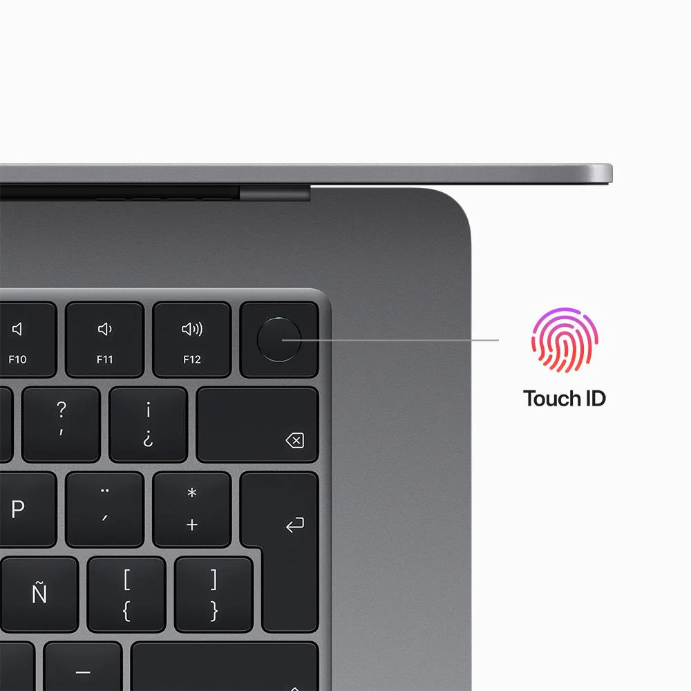 MacBook Air de 15 pulgadas: Chip M2 de Apple con CPU de ocho núcleos y GPU de diez núcleos, 512 GB SSD - Gris espacial - Image 8