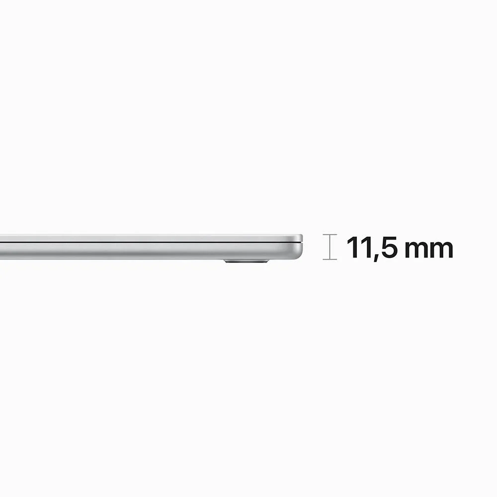 MacBook Air de 15 pulgadas: Chip M2 de Apple con CPU de ocho núcleos y GPU de diez núcleos, 256 GB SSD - Plata - Image 3