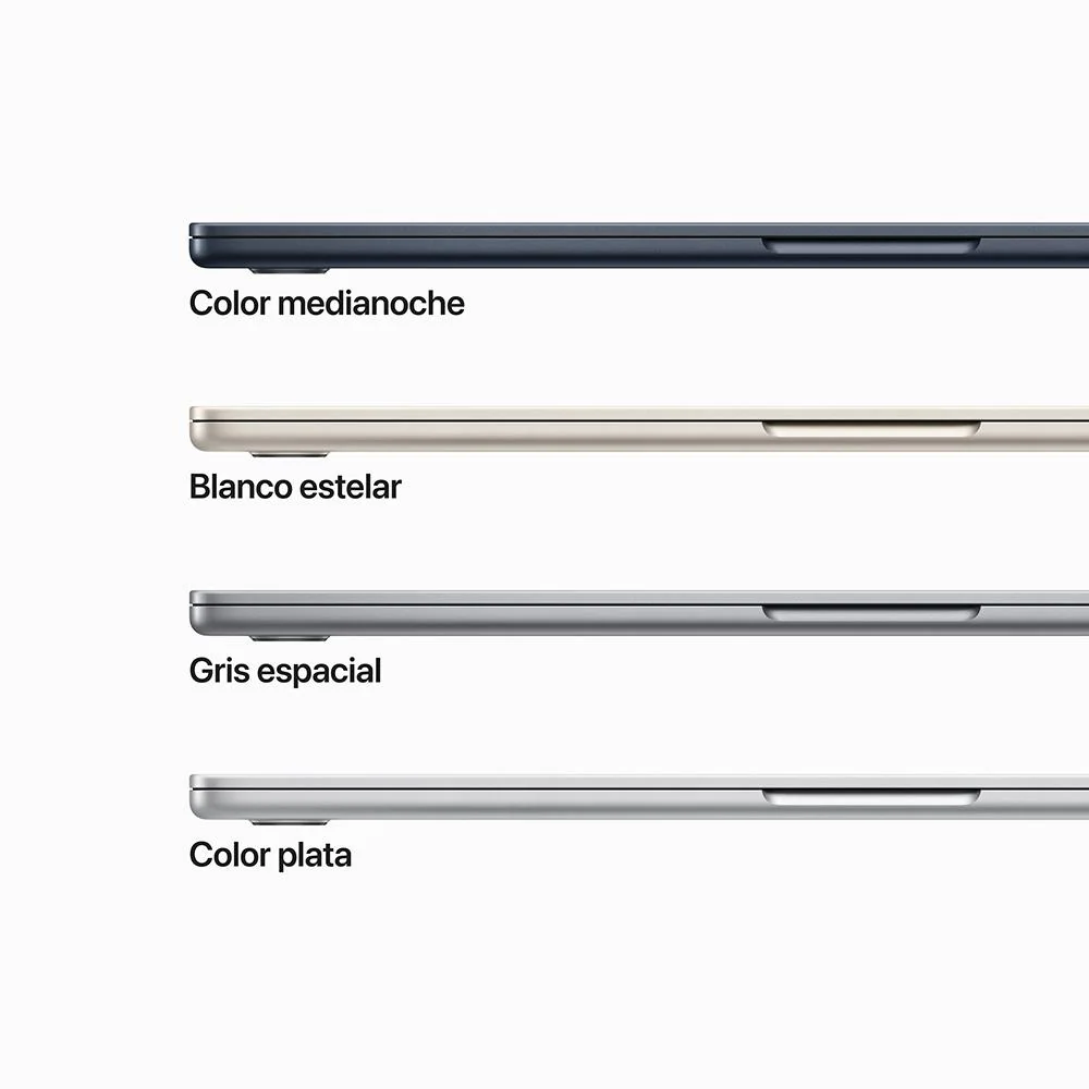 MacBook Air de 15 pulgadas: Chip M2 de Apple con CPU de ocho núcleos y GPU de diez núcleos, 512 GB SSD - Plata - Image 10
