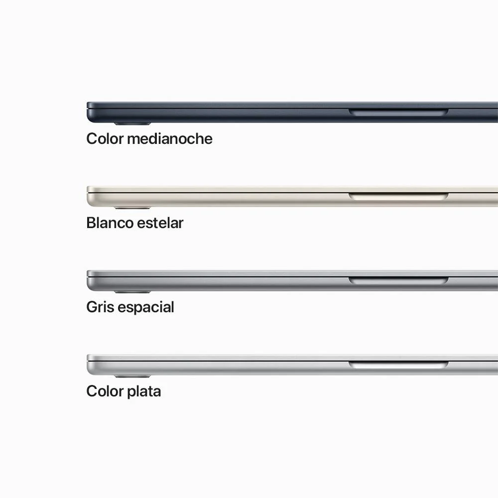 MacBook Air de 15 pulgadas: Chip M2 de Apple con CPU de ocho núcleos y GPU de diez núcleos, 256 GB SSD - Azul medianoche - Image 10