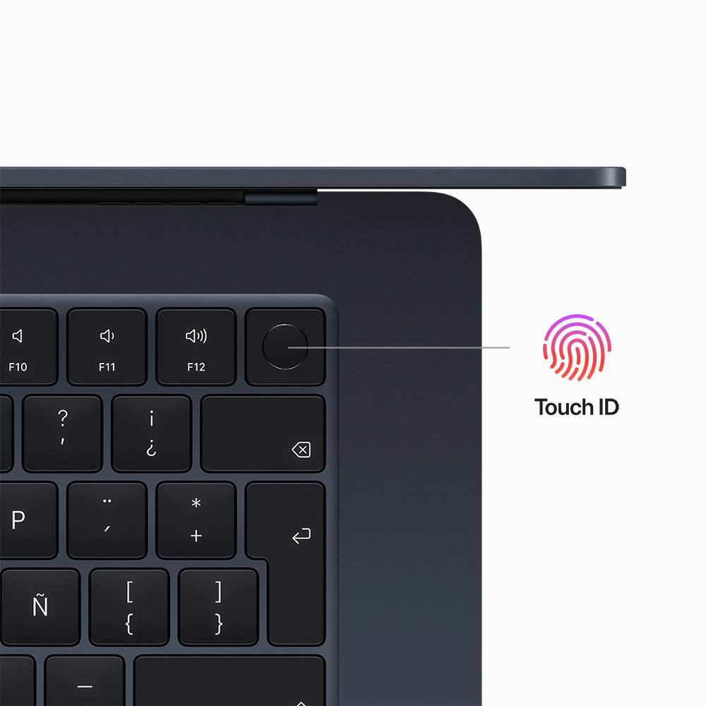 MacBook Air de 15 pulgadas: Chip M2 de Apple con CPU de ocho núcleos y GPU de diez núcleos, 256 GB SSD - Azul medianoche - Image 8