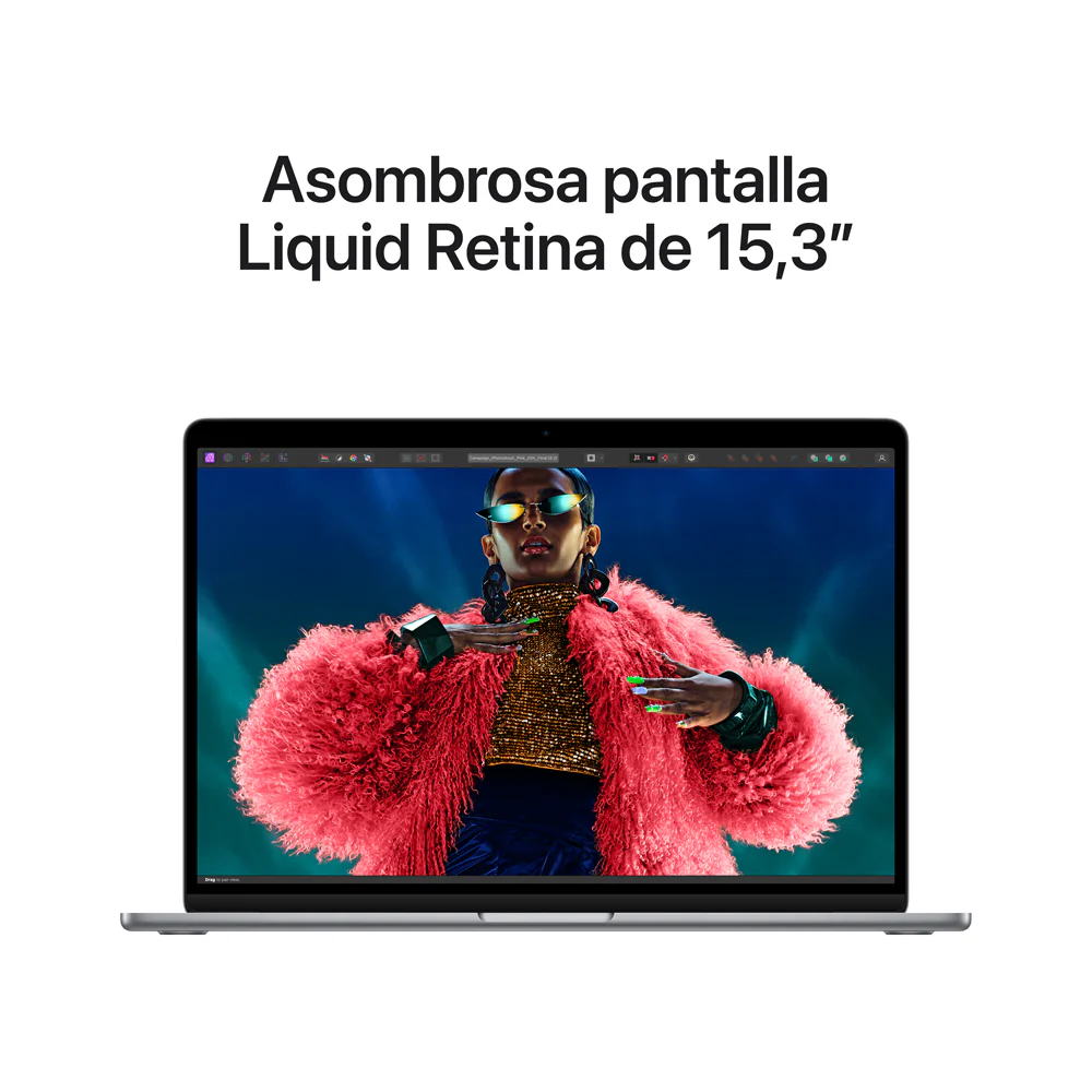 MacBook Air de 15 pulgadas: Chip M3 de Apple con CPU de 8 núcleos y GPU de 10 núcleos, 512 GB SSD - Gris espacial - Image 5