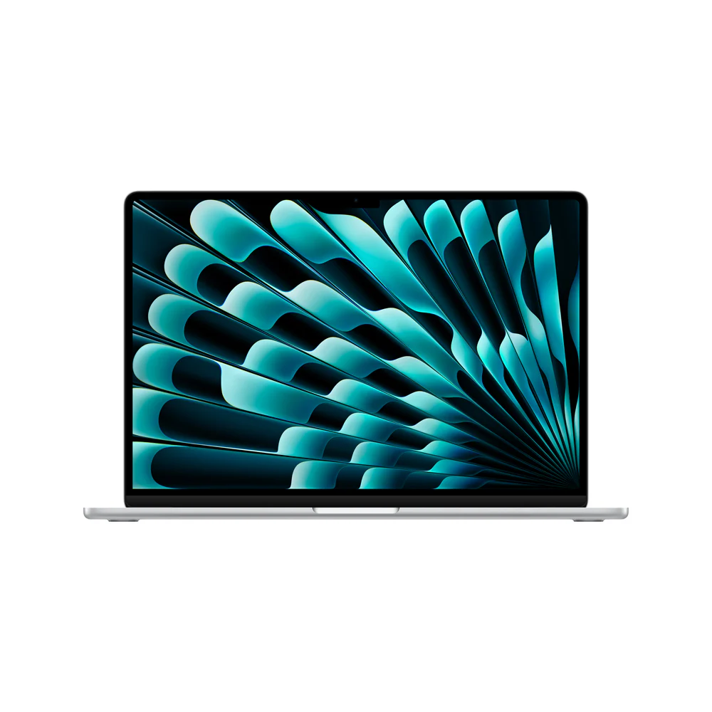 MacBook Air de 15 pulgadas: Chip M3 de Apple con CPU de 8 núcleos y GPU de 10 núcleos, 256 GB SSD - Plata