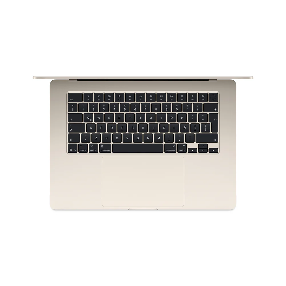 MacBook Air de 15 pulgadas: Chip M4 de Apple con CPU de 10 núcleos y GPU de 10 núcleos, 256 GB SSD - Blanco estrella - Image 2
