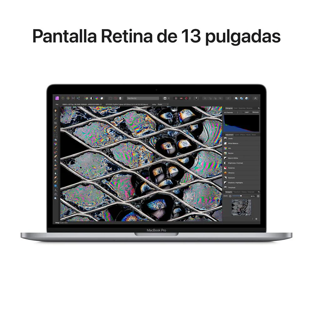 MacBook Pro de 13 pulgadas: Chip M2 de Apple con CPU de ocho núcleos y GPU de diez núcleos, 512 GB SSD - Gris espacial - Image 4