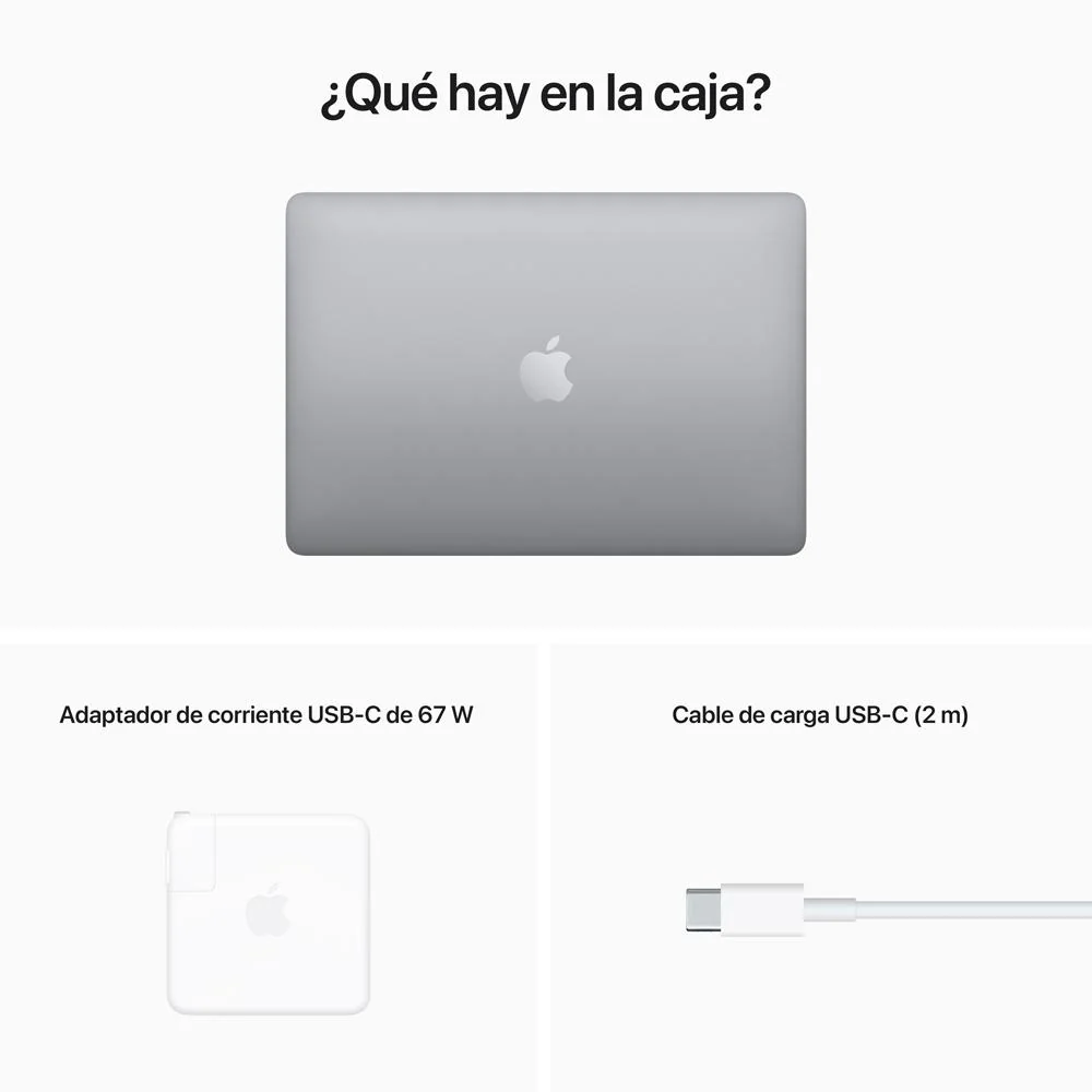 MacBook Pro de 13 pulgadas: Chip M2 de Apple con CPU de ocho núcleos y GPU de diez núcleos, 512 GB SSD - Gris espacial - Image 9