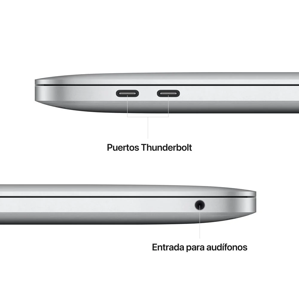 MacBook Pro de 13 pulgadas: Chip M2 de Apple con CPU de ocho núcleos y GPU de diez núcleos, 256 GB SSD - Plata - Image 6