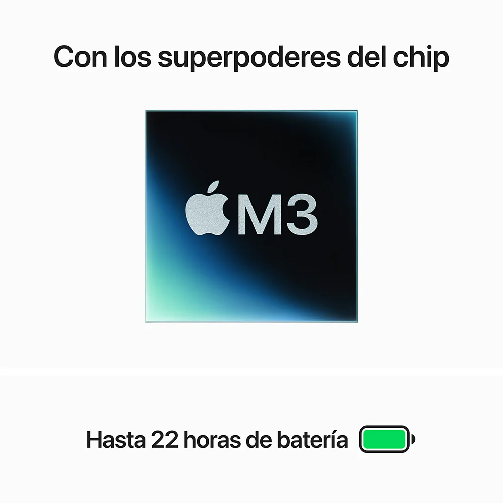 MacBook Pro de 14 pulgadas: Chip M3 de Apple con CPU de 8 núcleos y GPU de 10 núcleos, 512 GB SSD - Gris espacial - Image 4
