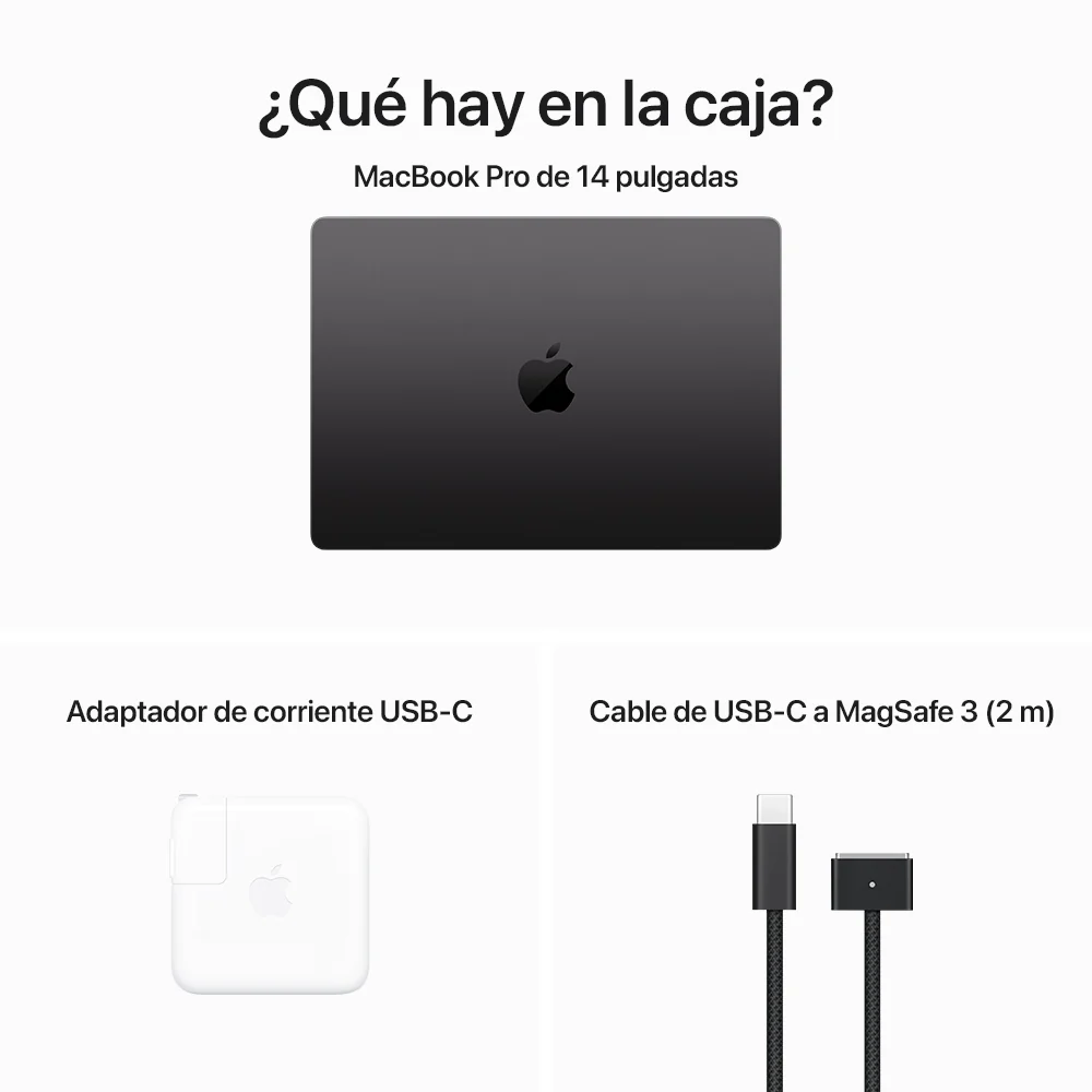 MacBook Pro de 14 pulgadas: Chip M3 Pro de Apple con CPU de 12 núcleos y GPU de 18 núcleos, 1 TB SSD - Negro espacial - Image 10