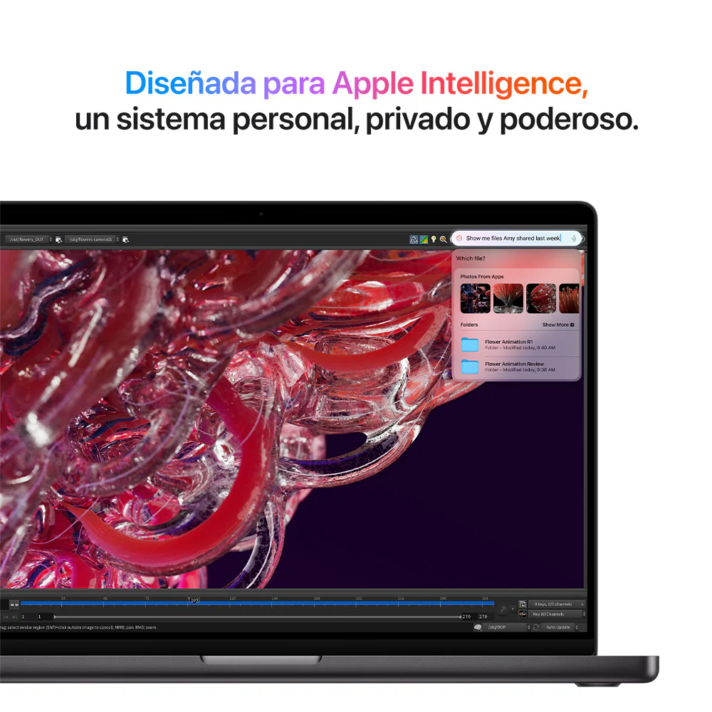MacBook Pro de 14 pulgadas: Chip M4 de Apple con CPU de 10 núcleos y GPU de 10 núcleos, 1 TB SSD - Plata - Image 5