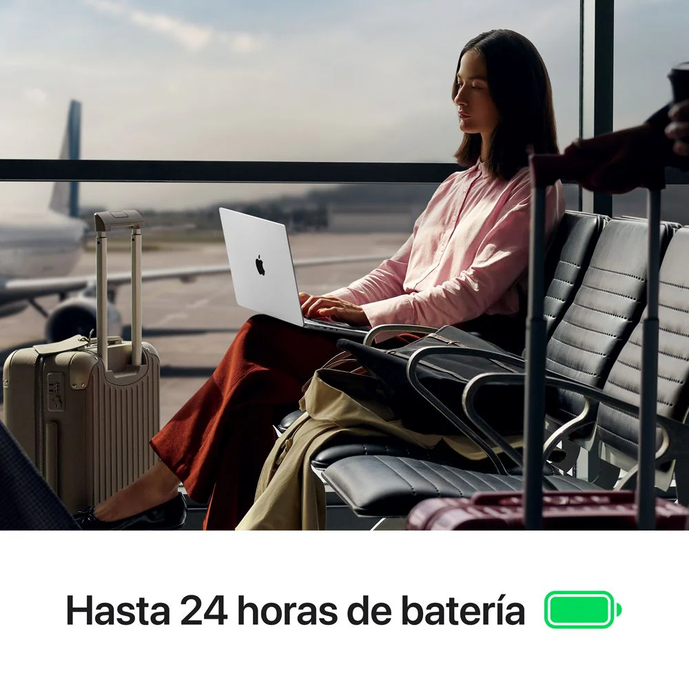 MacBook Pro de 14 pulgadas: Chip M5 de Apple con CPU de 10 núcleos y GPU de 10 núcleos, 512 GB SSD - Plata - Image 5