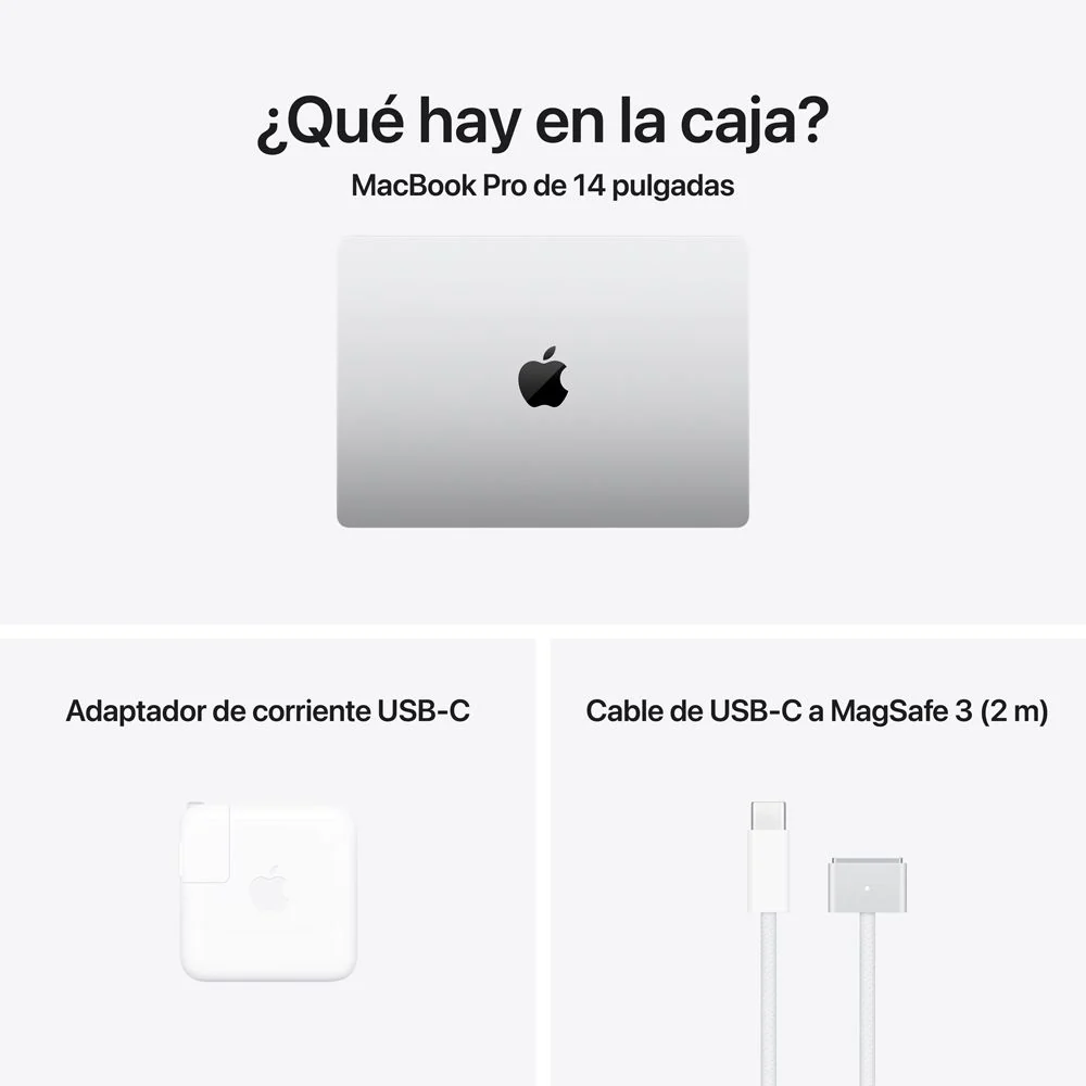 MacBook Pro de 14 pulgadas: Chip M5 de Apple con CPU de 10 núcleos y GPU de 10 núcleos, 512 GB SSD - Plata - Image 9