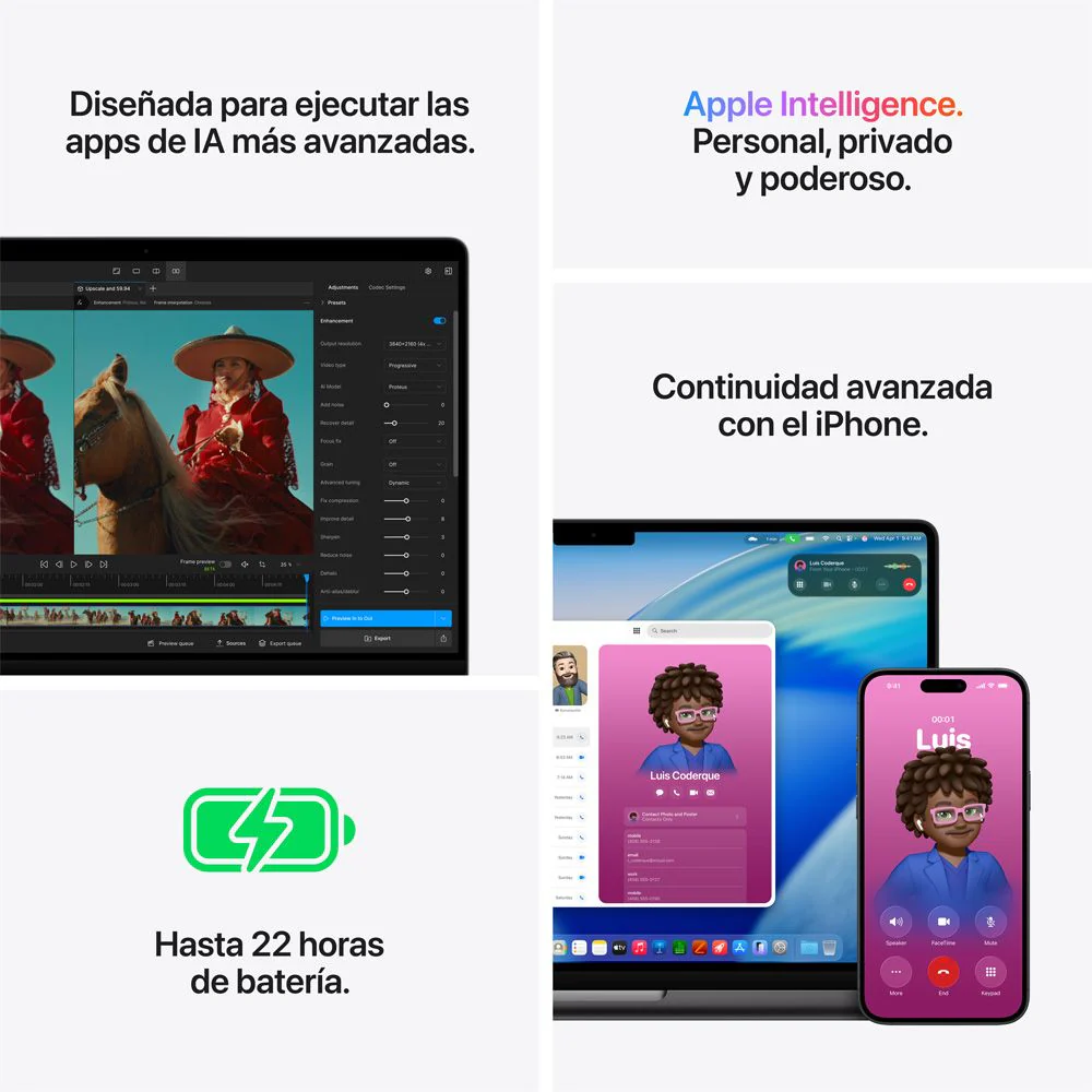 MacBook Pro de 14 pulgadas: Chip M5 Pro de Apple con CPU de 15 núcleos y GPU de 16 núcleos, 1 TB SSD - Plata - Image 8