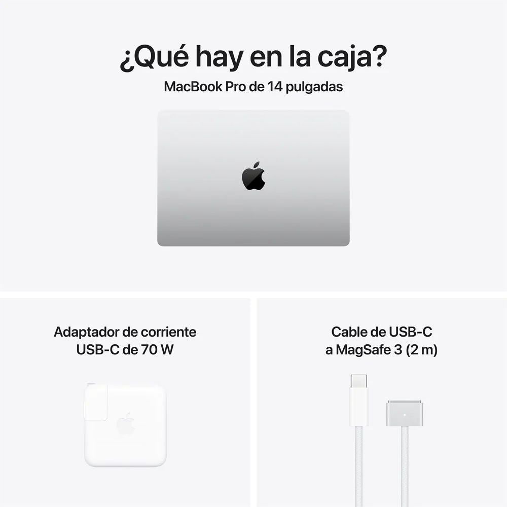 MacBook Pro de 14 pulgadas: Chip M5 Pro de Apple con CPU de 15 núcleos y GPU de 16 núcleos, 2 TB SSD - Plata - Image 9