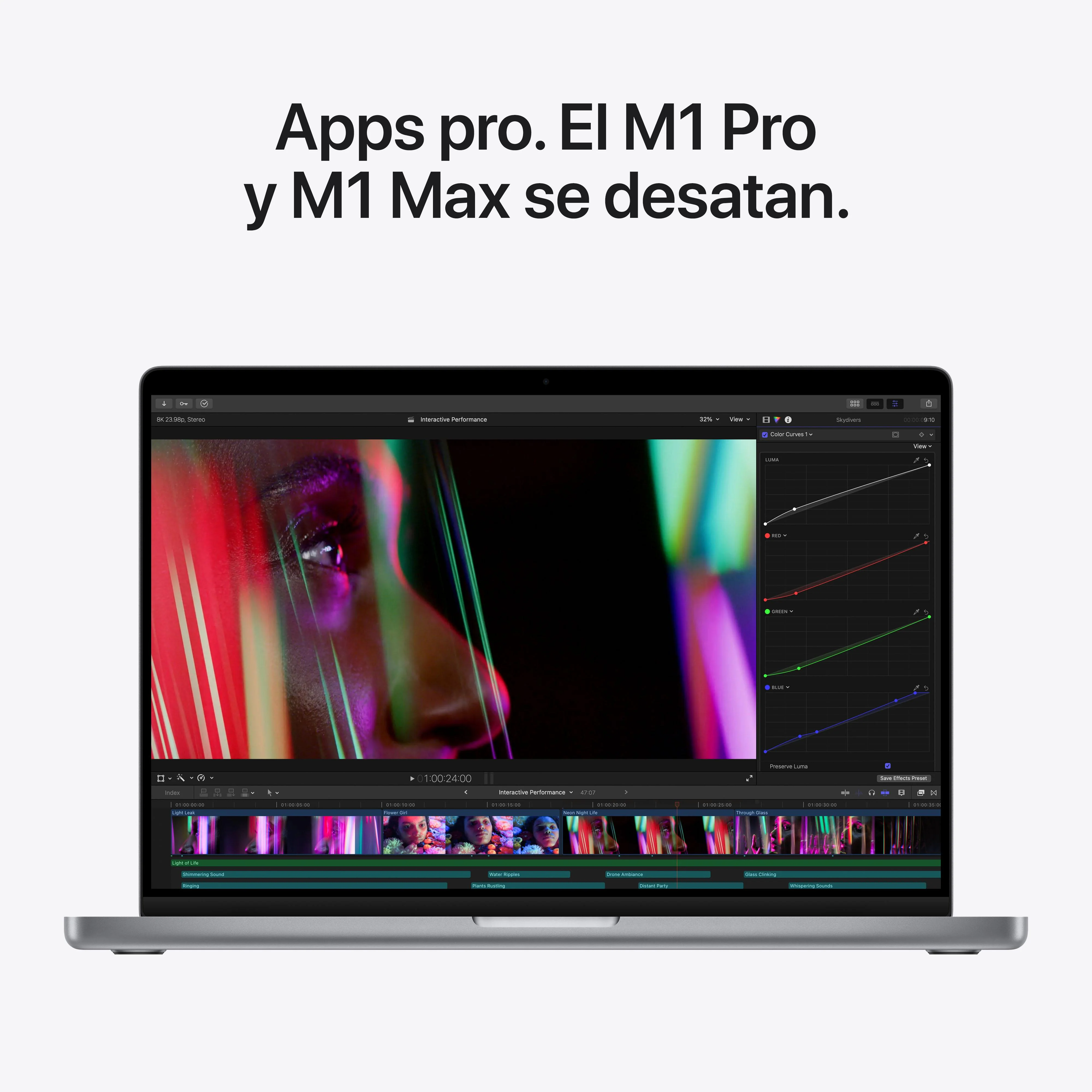 MacBook Pro de 14 pulgadas: Chip M1 Pro de Apple con CPU de diez núcleos y GPU de dieciséis núcleos, 1 TB SSD - Gris espacial - Image 6