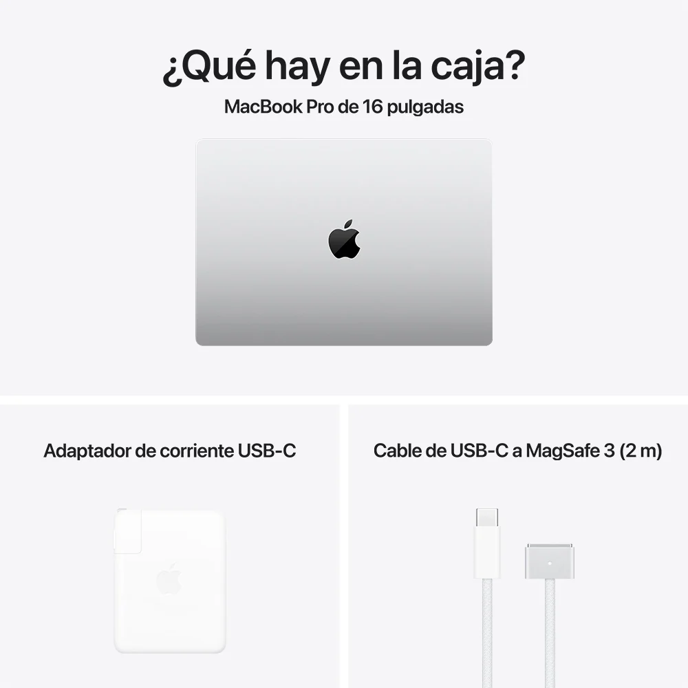 MacBook Pro de 16 pulgadas: Chip M4 Max de Apple con CPU de 16 núcleos y GPU de 40 núcleos, 1 TB SSD - Plata - Image 8