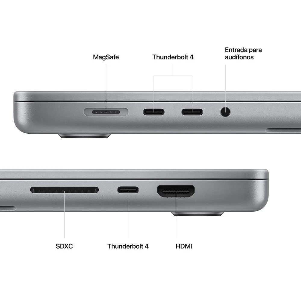 MacBook Pro de 16 pulgadas: Chip M2 Pro de Apple con CPU de 12 núcleos y GPU de 19 núcleos, 1 TB SSD - Gris espacial - Image 6