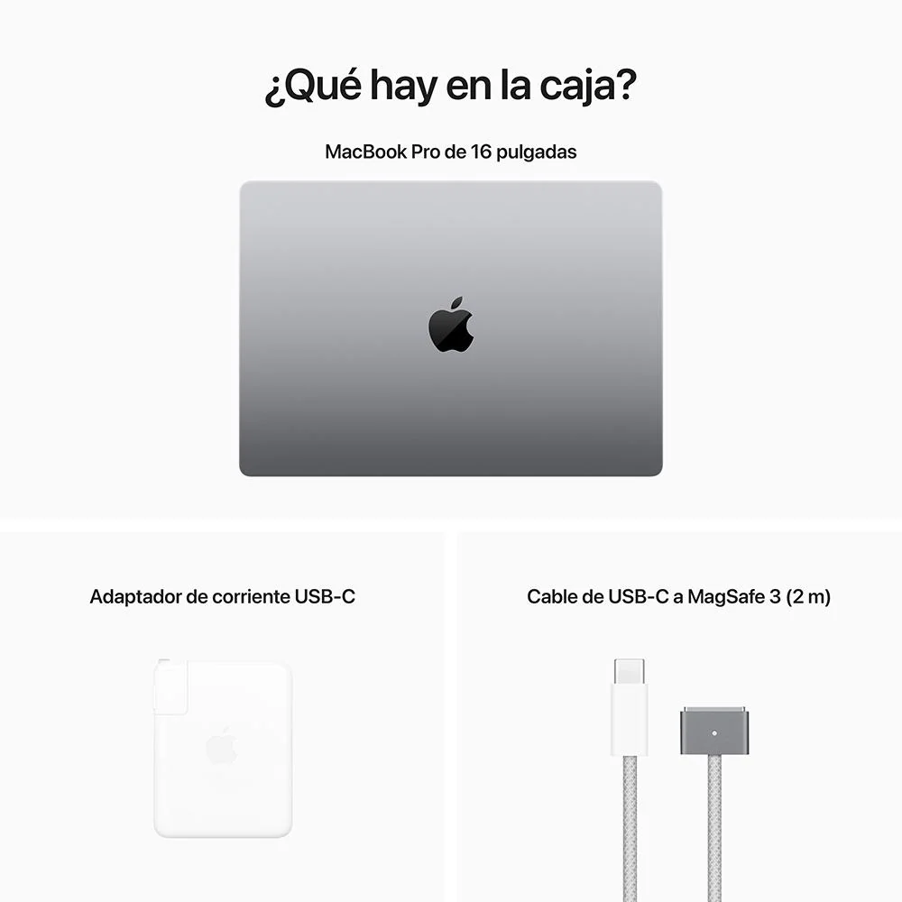MacBook Pro de 16 pulgadas: Chip M2 Pro de Apple con CPU de 12 núcleos y GPU de 19 núcleos, 1 TB SSD - Gris espacial - Image 9
