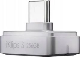 MEMORIA FLASH ADAM ELEMENTS ICLIPS SSD 256GB HUELLA USB-C GREY