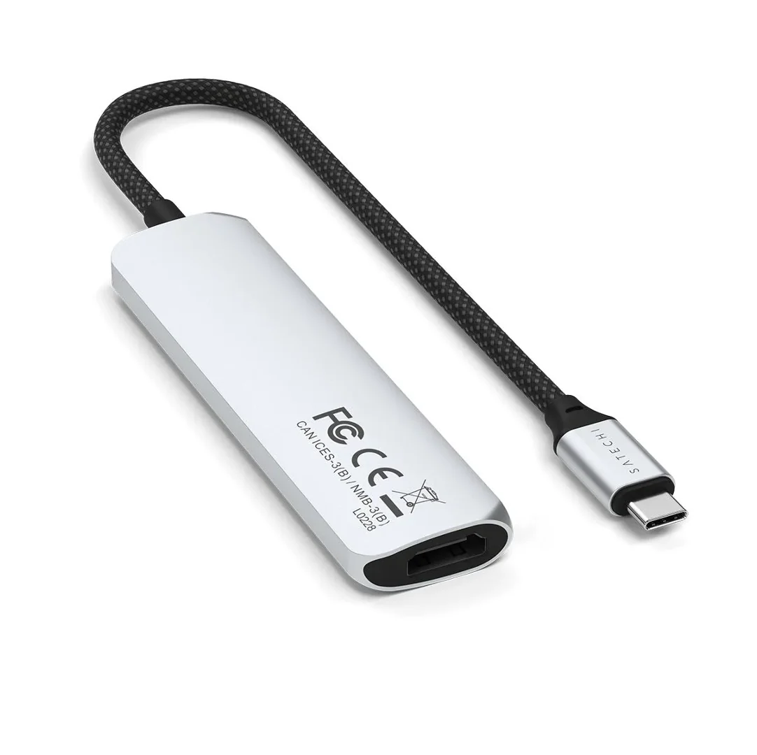 MULTIPUERTO SATECHI USB-C 4 EN 1 4K SILVER - Image 2
