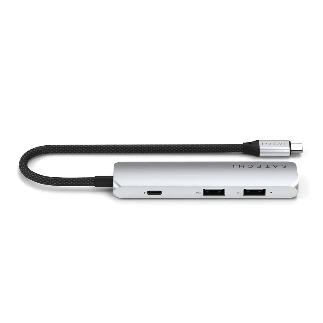 MULTIPUERTO SATECHI USB-C 4 EN 1 4K SILVER - Image 4