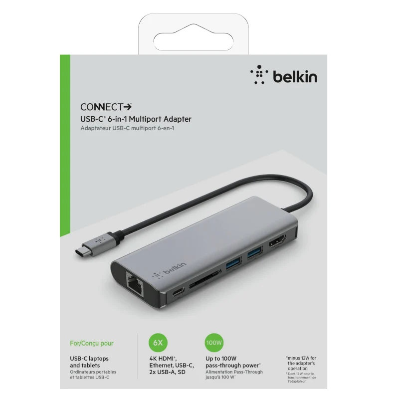 MULTIPUERTOS BELKIN USB-C 6 EN 1 - Image 3