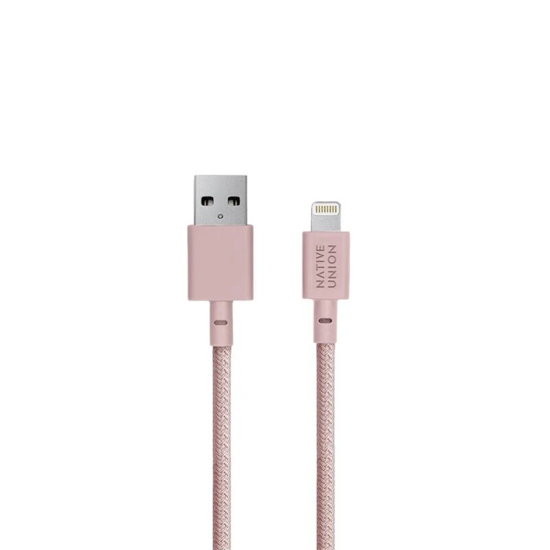 Native Union Cable Trenzado Belt Lightning 3m - Rosa - Image 2