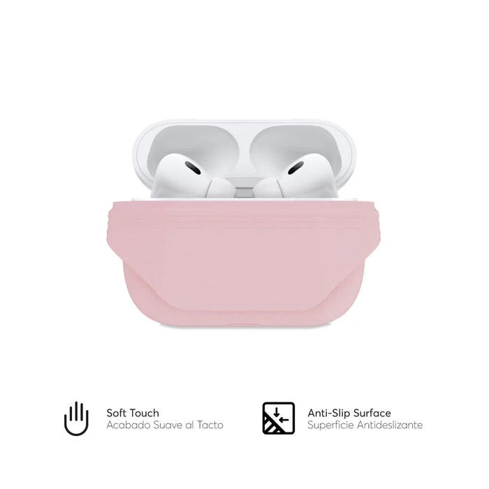 Case NCO SILICON PEARL Para AirPods Pro 2da Generacion - Rosa - Image 3