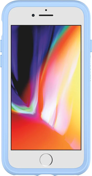 Case Rígido a Presión OtterBox Simetría Para iPhone 7/8 - Transparente/Azul Cielo - Image 3