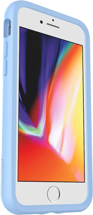 Case Rígido a Presión OtterBox Simetría Para iPhone 7/8 - Transparente/Azul Cielo - Image 4
