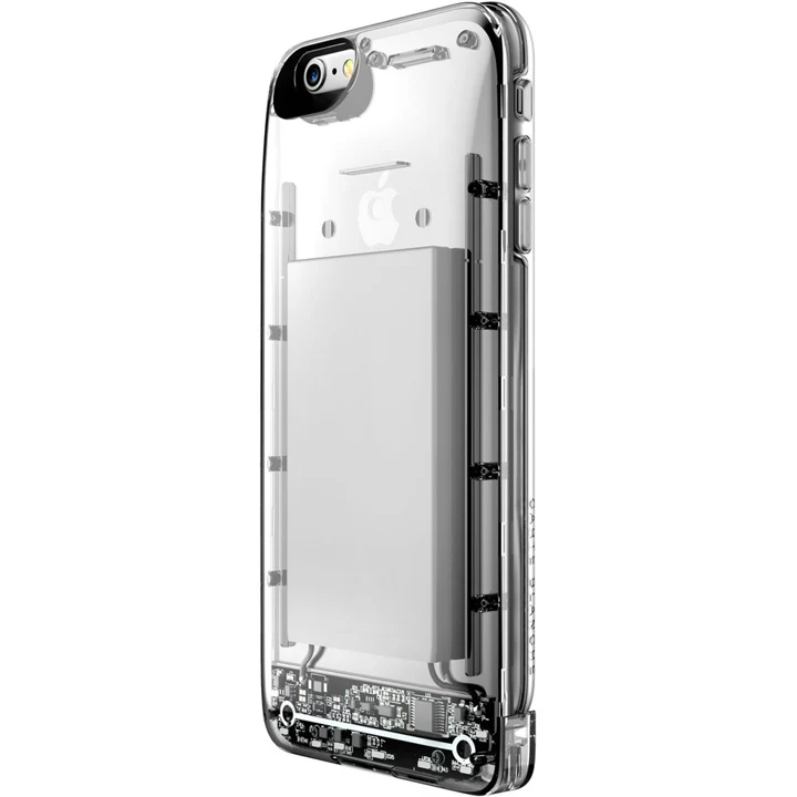 Case con Batería Externa Pro Para iPhone 6 - Transparente - Image 2