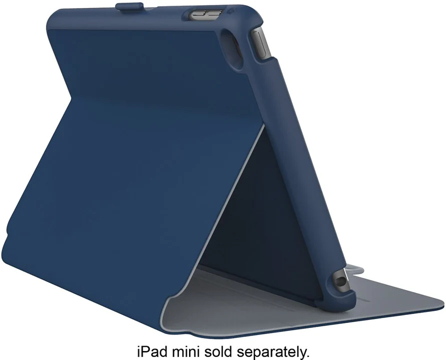 Case SPECK STYLE FOLIO Para iPad Mini 4 - Azul mar profundo, Gris níquel - Image 3